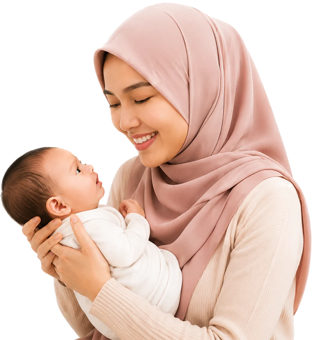 Ibu bersama bayi di Klinik Iris